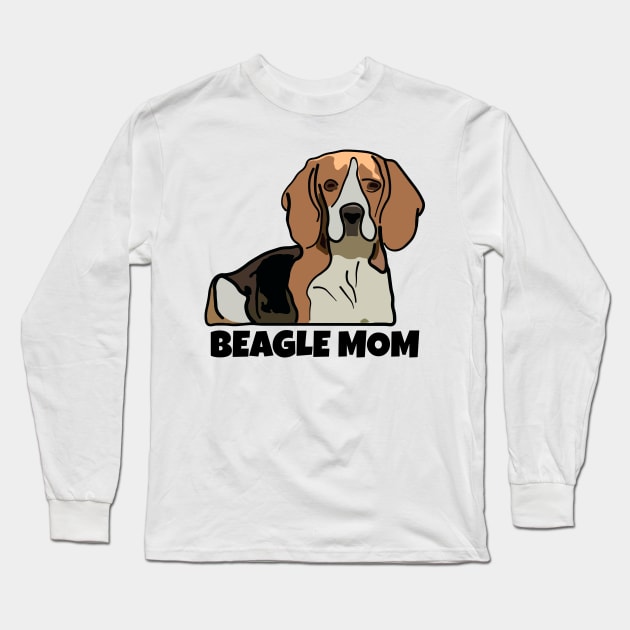 Beagle Mom Long Sleeve T-Shirt by ardp13